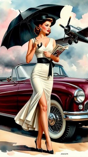 Шарм Ретростиля – Позитивная открытка с пожеланием доброго утра и хорошего дня! С красивой картинкой