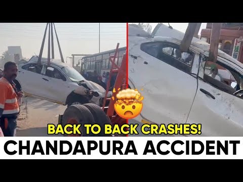 Chandapura Accident Today || real truth behind viral videos and traffic chaos