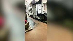 Polperro was one of the the villages hit by yesterday's flooding - particularly on the south coast. Were you affected by the heavy rain and floods? | BBC Cornwall
