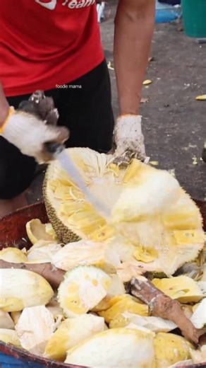 2.6K views · 15 reactions | Must Try! Best Tropical Fruit Jackfruit - Fruit Cutting Skills #fruit... | Adam Morris | Facebook