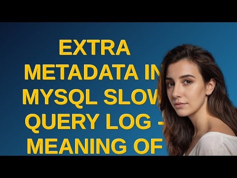 Dba: Extra metadata in mysql slow query log - meaning of Id?