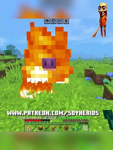 minecraft but tung tung sahur is controlling me #minecraft #shorts #funny