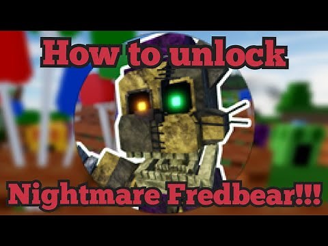 How to unlock Nightmare Fredbear!!! | Return to Animatronica | FNaF World RPG | Roblox
