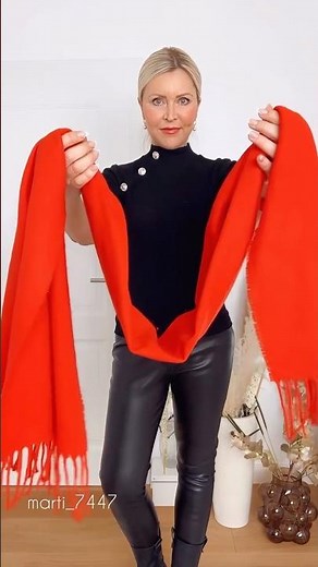 Elegant Scarf Styles Every Woman Should Try ✨🧣#fashion #styling #scrafhack