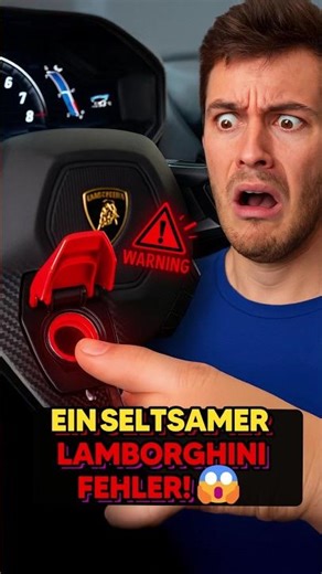ie verrückte Geschichte hinter Lamborghinis Startknöpfen 🔥🚗