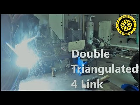 Fabricating rear 4-Link suspension on my 1967 Jeepster Commando || Legacy 4x4 and Off-Road