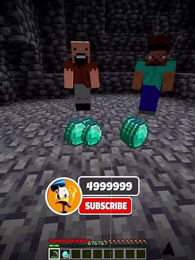 Minecraft Notch VS Steve...🤯 (World's Smallest Violin) #minecraft #shorts