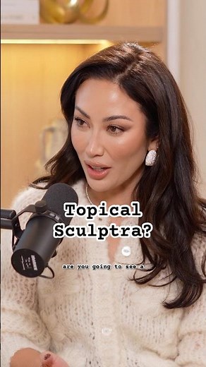 Dermatologist explains injectable vs topical Sculptra #glowlabpodcast