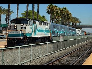 Railfanning in Burbank - Amtrak Dash 8's, BNSF on Metrolink, & More!
