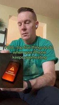 What I do when my iPhone overheats #iphone #overheating #iphone15