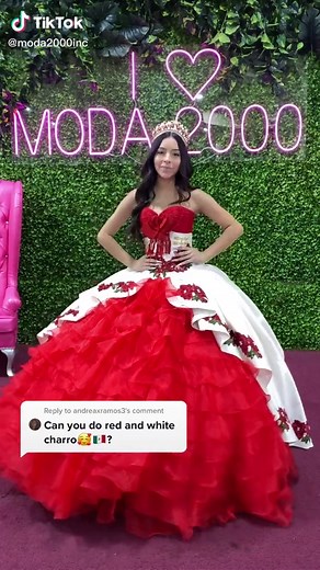 Charro Queen Red Dress | Quinceanera Fashion 2020