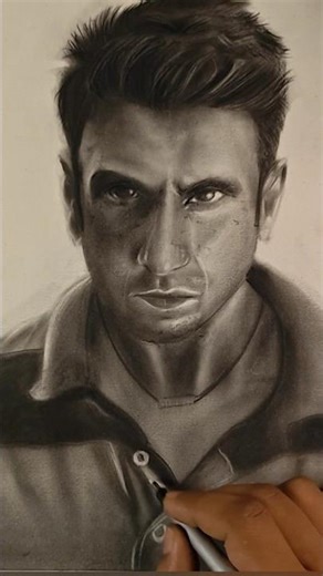 How to Draw Ranveer Singh ✏️ | Dhurandhar 2 Inspired Portrait #shorts #dhurandhar2