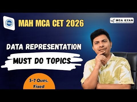 Data Representation – MUST DO Topics for MAH MCA CET 2026 | Score 20/20 in Computer Concepts