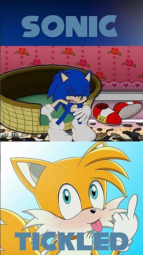 Sonic Tickled W/ Tails 😅🐾 #mulan