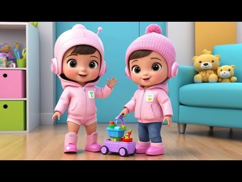 Clean Up Song with Robot Helper 🤖🧹 | Fun Tidy-Up Song for Toddlers & Preschoolers