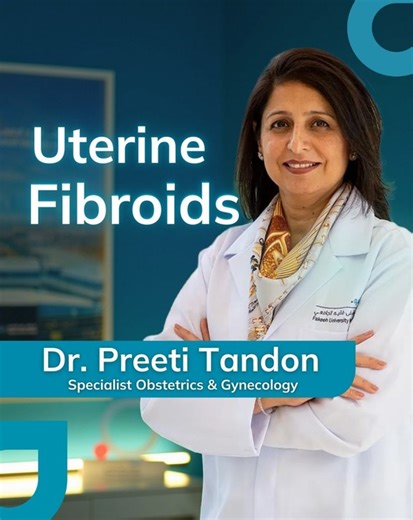Uterine Fibroids: Common, Treatable, and Often Overlooked! Fibroids are very common, non-cancerous (benign) growths of the uterus, and many women may have them without realizing it. In this video, Dr. Preeti Tandon, Specialist Obstetrics & Gynecology at Fakeeh University Hospital explain what fibroids are, the symptoms they can cause, and why early evaluation is important. Book a consultation today at Fakeeh University Hospital 📞 04 414 4444 🌐 https://www.fuh.care/doctor/dr-preeti-tandon #fake