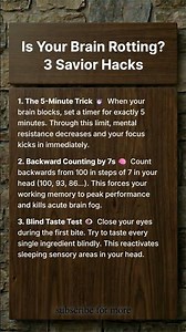 Is Your Brain Rotting? 3 Savior Hacks