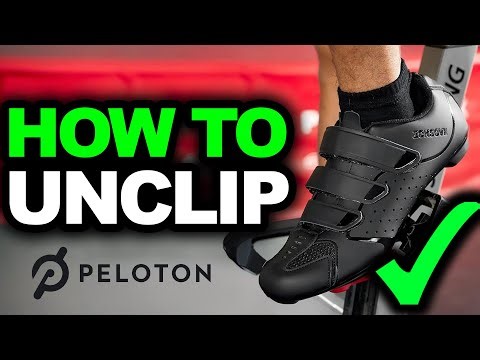EASIEST WAY TO UNCLIP PELOTON SHOES FROM BIKE! (NO STRUGGLE)
