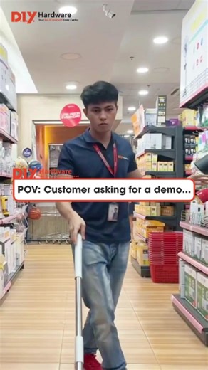 When you ask for a DIY Home Mop demo, expect nothing less than a full performance! ✨🙌 #diyhardware #MopAndGroove #CleanWithStyle #fyp #fypシ #fypシ゚viral