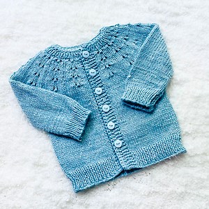 Digital PDF Knit Pattern: Easy Knit Baby Cardigan Sweater, Coat or Jacket With Follow Along Video Tutorial, Knitting for Baby Patterns - Etsy