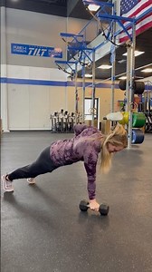 Plank Row - Dumbbells