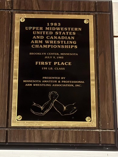 Jeff Dabe's 1983 Championship Arm Wrestling Victory