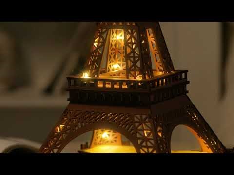 Robotime Night of the Eiffel Tower 3D Model