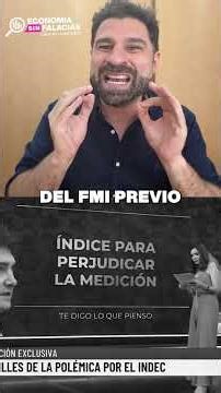 The controversy with INDEC continues