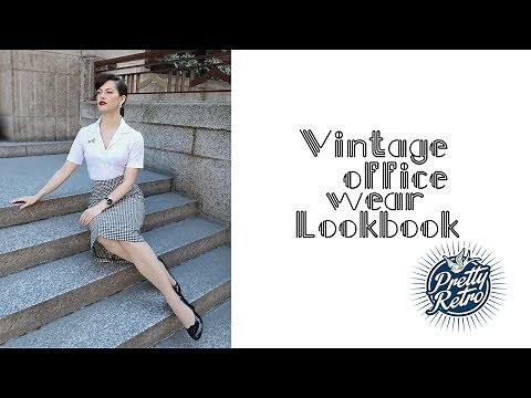 Vintage Office Wear Lookbook (Affordable)⎟VINTAGE TIPS & TRICKS
