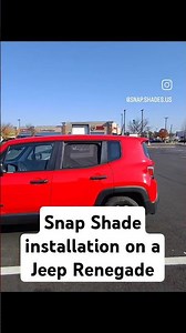 Snap Shades Installation A. Shown on the Jeep Renegade. #snapshades #snapshadesus #jeeprenegade