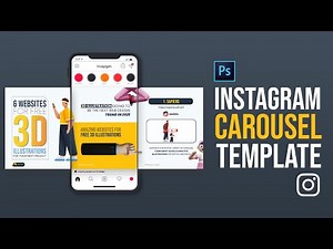 Create Instagram Carousel Template in Photoshop | Hindi