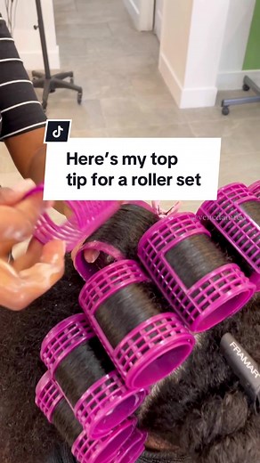 A good roller set must have tension when you roll. This is my top tip for the best result.😉 I will be hosting a live roller set class soon, in person at my salon in Arlington, VA. If you’re interested comment below and I’ll make sure to send you the link once registration opens. ☺️ #rollerset #rollersetcurls #rollersettutorial #healthyhair #healthyhaircare #hairstylist #dmvhairstylist #dchairstylist #aestheticssalondc