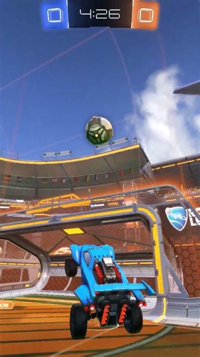 What rank gets assists like this? #rocketleague #shorts