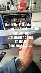 Test Samsung Dishwasher 8888 Display Code Dishwasher Entering Service Mode🇨🇦Appliance Fix Lab 🇨🇦