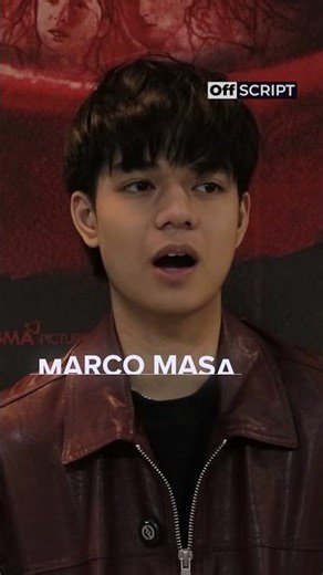 OFF SCRIPT: Marco Masa, tanggap na walang katiyakan ang buhay