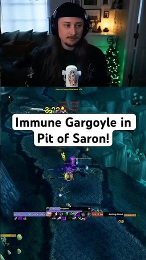 How to Immune the Gargoyle as Warlock in Pit of Saron Midnight S1! | #worldofwarcraft #midnight