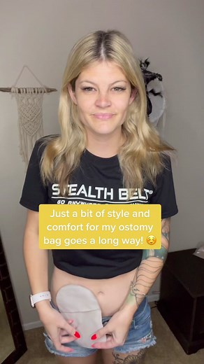 Dressing up my ostomy bag is my favorite! #ostomybag #ostomyawareness #ostomyfashion #stealthbelt #stealthbelthybrid #stealthbeltpro #herniabelt #chronicillness