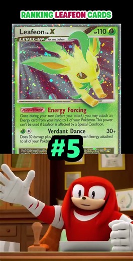 RANKING EVERY LEAFEON CARD #pokemon #pokemontcg #leafeon