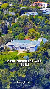 Casa Encantada is a legendary estate in Bel-Air, Los Angeles, and one of the most expensive homes in the United States. Built in the 1930s, it spans over 40,000 square feet and is set on eight acres of prime Bel-Air land with breathtaking views of the Pacific Ocean and Los Angeles. The Georgian-style mansion was designed by renowned architect James Dolena and decorated by interior designer T.H. Robsjohn-Gibbings. Over the years, it has had notable owners, including Conrad Hilton, founder of the 