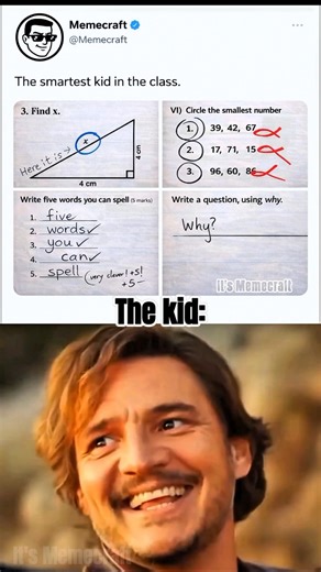 The Smartest Kid in Class Be Like 💀
