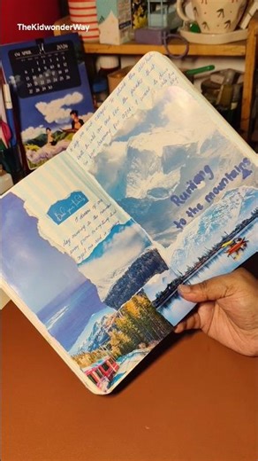 Scrap book journaling #journalwithme #dailyshorts #creativejournaling #aestheticjournaling #collage