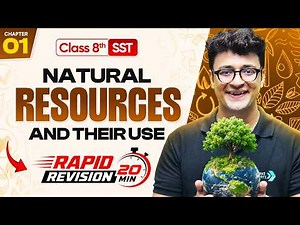 Natural Resources and Their Use | Class 8 SST Ch 1 | Rapid Revision | 20 Minutes ⚡