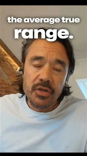 Placing a stop loss using average true range.