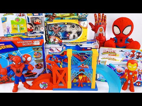 Marvel Spiderman Collection Unboxing Review| LEGO Spidey Playground Playset | Iron Stomper Mechasaur