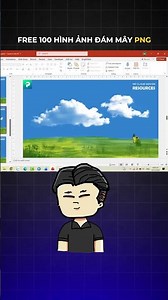 Collection of 100 cloud images with background separation for PowerPoint #design #shorts #powerpoint