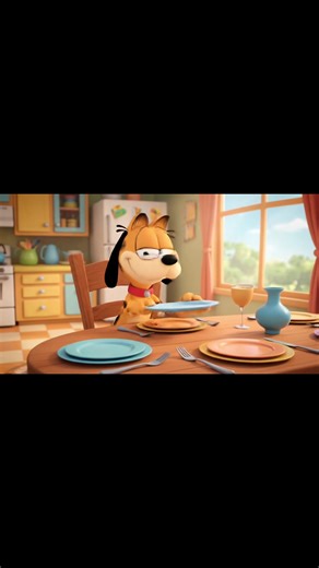 Spotty is cleaning his dishes #maiaedu