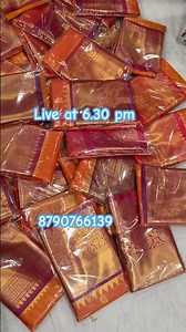 Most wanted sarees restocked…live at 6.30 pm…please join#swapnaselegantcollections #semigadwal