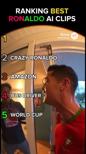 Ranking the Funniest Ronaldo AI Clips 😂