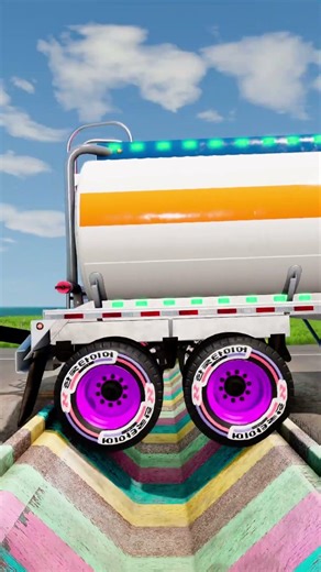 Monster Tractor vs Semi-Truck: Ditch Battle! 🚜💥 | BeamNG.drive