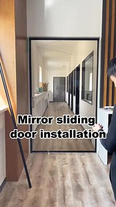 Single-sliding sliding door installation #slidingdoors #glassdoors #foldingdoor #frenchdoors #door #doors #aluminum #factory #tottme #chinawindoors #madeinchina #made-in-china | Chinawindoors